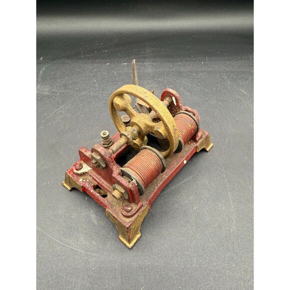 Antique Weeden Early Electric Toy Motor, 6v DC - Great Condition - Picture 4 of 8